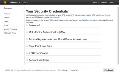 IAM Management Console14