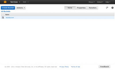S3 Management Console